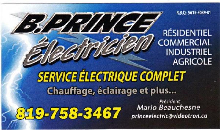 B Prince Electricien 2010 Inc Logo